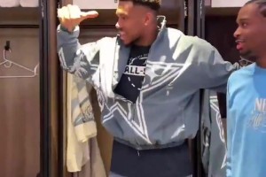 字母哥：我祖祖祖父加拿大的！SGA：我信你个鬼😂